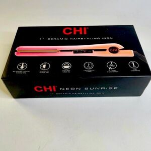 CHI 1” Ceramic Hairstyling Iron Limited Edition Color “Neon Sunrise”